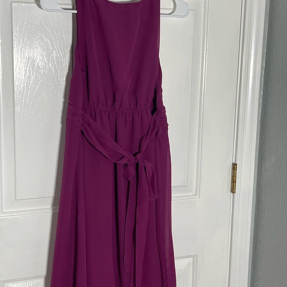 Motherhood Maternity burgundy dress size small with lining and overlay. - Picture 3 of 3